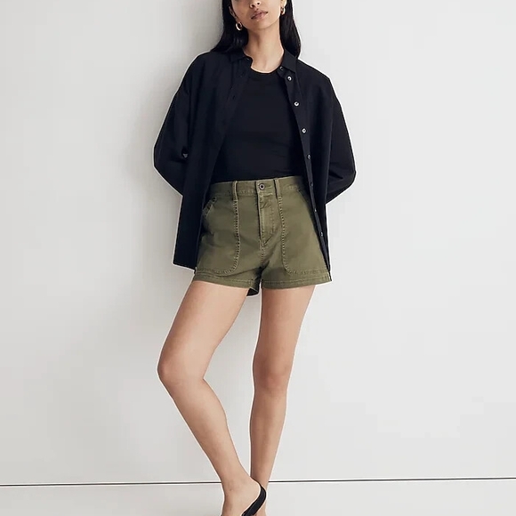 Madewell Pants - Madewell The Perfect Vintage Fatigue Short Size 26 Green